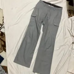 adidas レディースゴルフウェアーグレー カーゴパンツ サイズw79