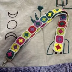 カラフルなグラニースクエアショルダーストラップ