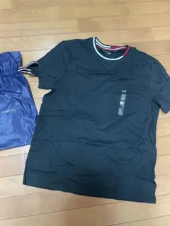 TOMMY HILFIGER 半袖Tシャツ ネイビー L