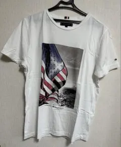 TOMMY HILFIGER アメリカ国旗 Tシャツ L