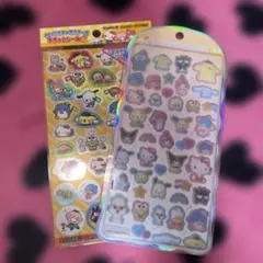 サンリオ コットンパフィーシール サンリオキャラクターズ 正規品