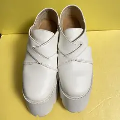 靴　厚底　ホワイト　Sサイズ