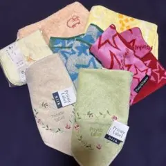 タオルハンカチ　ミニタオルハンカチ　まとめ売り　7枚