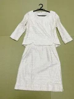 フォーマル　エレガント　セットアップ　レースが可愛い