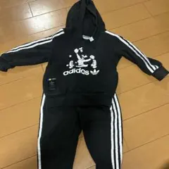 adidas Disney トレーナー　90cm セットアップ　ブラック