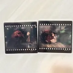 【鬼滅の刃】　冨岡義勇　竈門炭治郎　フィルム風クリアカード　ダイニング