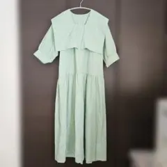 【レトロガール】 シャツワンピース