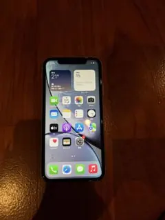 お値下げ！【充電差し込み口に難あり】iPhone XR 本体 64GB ブルー