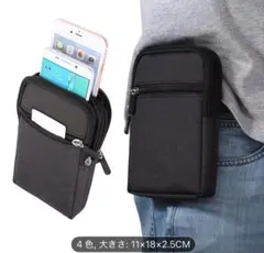 黒 スマホケース　ボディバッグ 新品未使用11×18×2.5cm