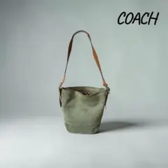 『訳あり』COACHコーチショルダーバッグ スエード レザーワンショルダー肩掛け