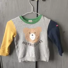 HOT BISCUITS クマデザイン トレーナー 100cm