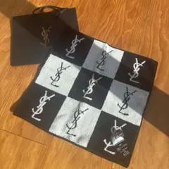 最後のお値下です✨Yves Saint Laurent チェック柄タオルハンカチ