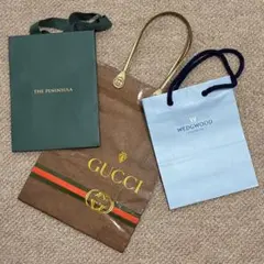 GUCCI WEDGWOOD PENINSULA ブランド 紙袋 まとめ売りのサムネイル