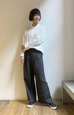タグ付 美品◇Vlas Blomme ヴラスブラム リネン サロペット ブラック