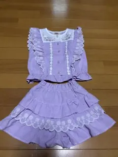 女の子 80サイズ 90サイズ 夏服 半袖 スーリー チェック