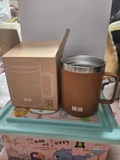 ユニクロ感謝祭　ステンレスマグカップ　ブラウン