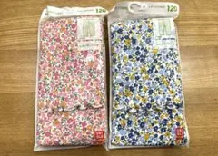 【新品未使用】UNIQLO ユニクロ 花柄 レギンス 120 2点セット
