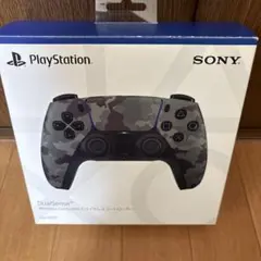 PS5 デュアルセンス ワイヤレスコントローラー グレー カモフラージュ
