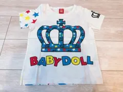 新品　BABY DOLL 王冠と星のTシャツ 120