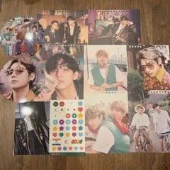 テテ　BTS V シーグリ セット　뷔　フォトカード　公式