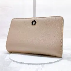 ✨美品✨MARY QUANT マリークワント　2つ折り財布　デイジー　花柄　革