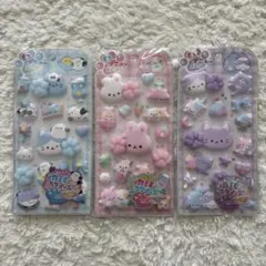 【正規品】　もちプニューステッカー　3枚セット