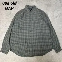 00s old GAP 好配色 チェックシャツ