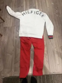 TOMMY HILFIGER ゴルフ フリース ジャケットズボン　上下セット