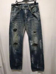 EDWIN Rebel Vintage デニムパンツ ダメージ加工 30インチ - メルカリ