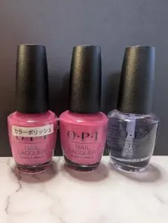 ネイル検定2級 O.P.I 新品ピンクカラーと新品トップ