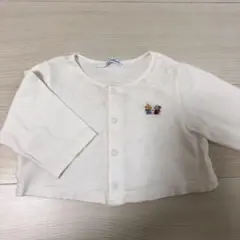 ファミリア カーディガン 70  ホワイト