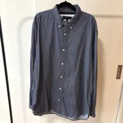 TOMMY HILFIGER 長袖シャツ ボタンダウン ネイビーのサムネイル