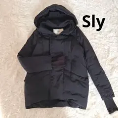 SLY　スライ　ダウンジャケット　ブラック　黒　サイズ1