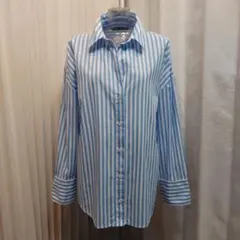 ZARA　ザラ　コットンシャツ　オーバーサイズ Mのサムネイル