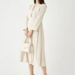Paul Stuartワンピース 長袖 シャンパンベージュ サイズS〜M - メルカリ