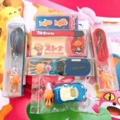 Mr. Contact ストラップとフィギュアセット Mr.コンタック グッズ 3点セットB (ストラップ(黄)・ストラップ