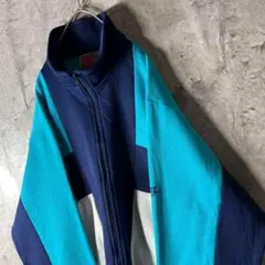 銀タグ★ナイキ NIKE トラックジャケット スウェット 刺繍 マルチカラー M