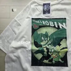 ワーナー100周年 トムとジェリー タフィー バットマン 半袖 tシャツ L ※のサムネイル