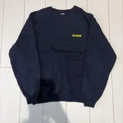 XLARGE クルーネック スウェット ネイビー Sのサムネイル