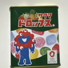 中身なし　缶のみです。大阪万博ミャクミャクサクマドロップス