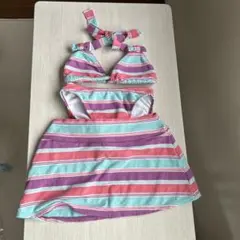 JILLSTUART 水着 9M ホルターネック スリーピース ボーダー