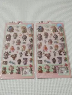 動物モチーフシール2枚セット