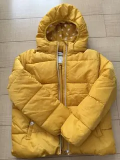H&M イエローダウンコート 140cm