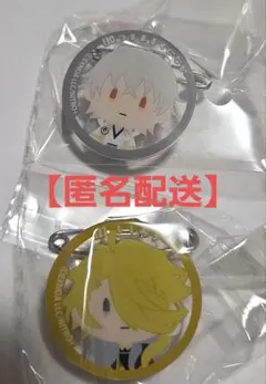 刀剣乱舞　フリューくじ　御伴散歩　ぽちくじ　E賞　御伴クリアバッジ　２点