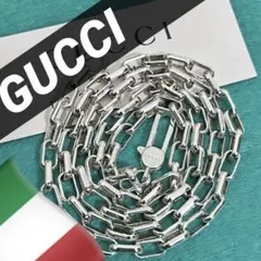 美品　GUCCI 3.8ミリ　シルバー925 チェーンネックレス