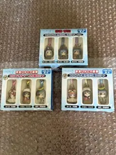 ねんどろいどぷらす らきすた、ハルヒコスプレ根付・チャーム3種セット計3点
