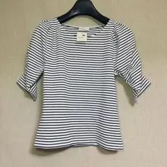 新品　earth アースミュージック　パワショル　ボーダートップス