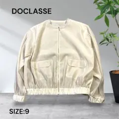 e2451☆美品DOCLASSE シアーブルゾン ホワイト サイズ9のサムネイル