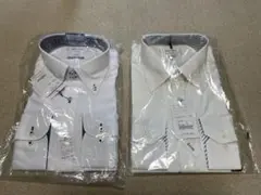 ホワイトボタンダウンシャツ2枚セット