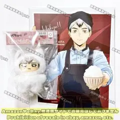 ハイキュー 北 ちみけも ぬいぐるみ 大戸屋 ビジュアルボード 2点 未使用品